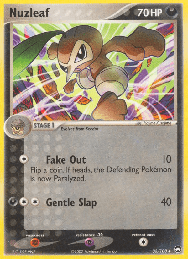 Nuzleaf — EX Power Keepers 36/108