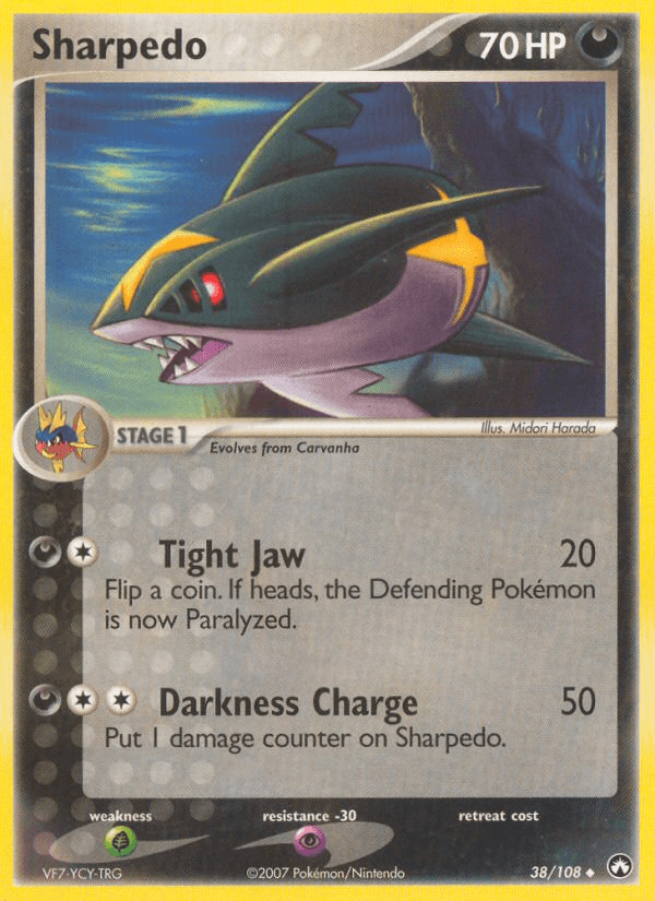 Sharpedo — EX Power Keepers 38/108
