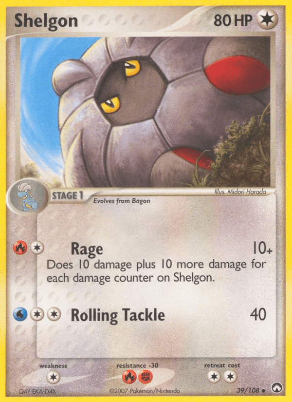 Shelgon — EX Power Keepers 39/108