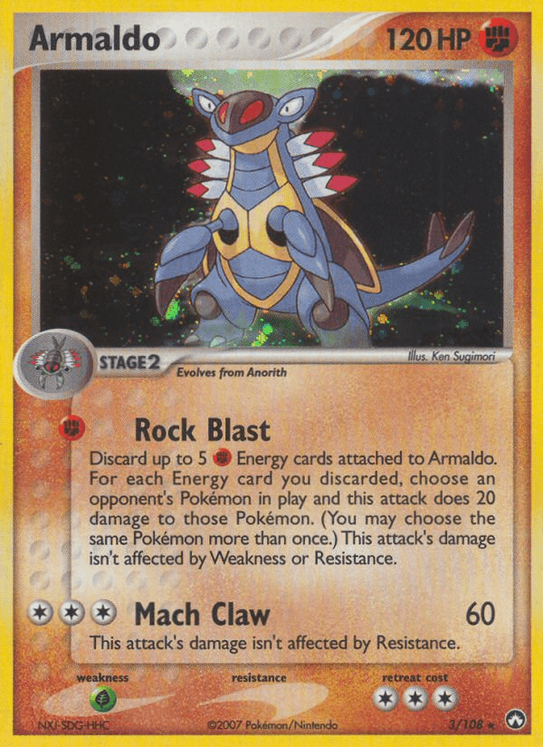 Armaldo — EX Power Keepers 3/108