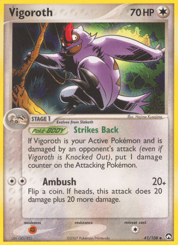 Vigoroth — EX Power Keepers 41/108