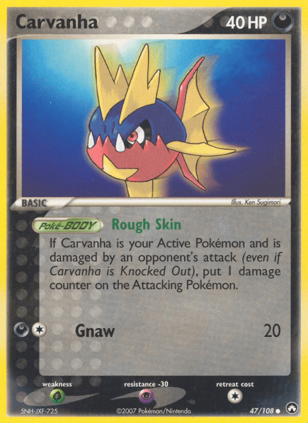 Carvanha — EX Power Keepers 47/108