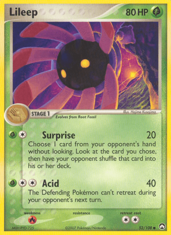 Lileep — EX Power Keepers 52/108