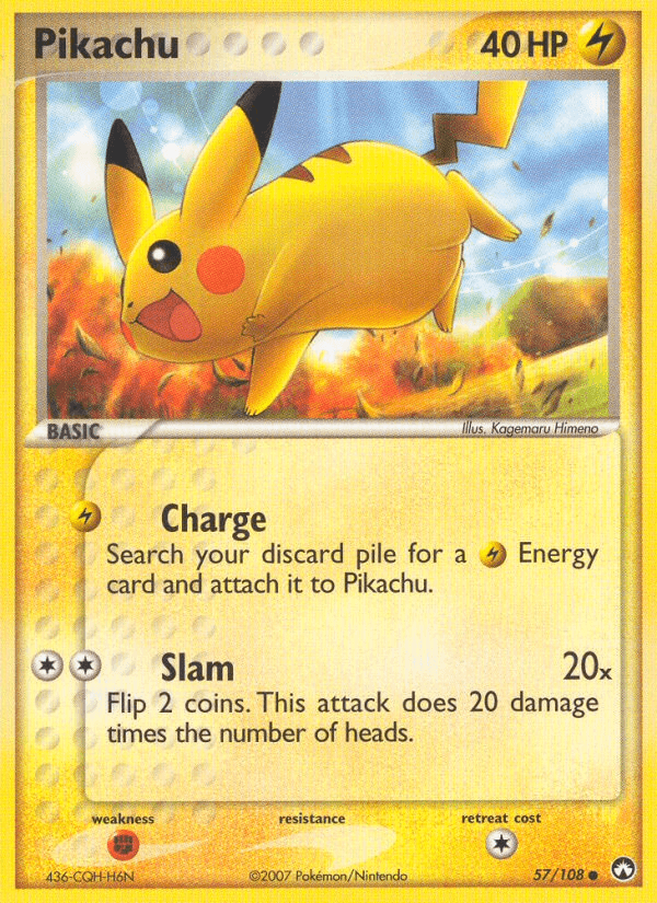 Pikachu — EX Power Keepers 57/108