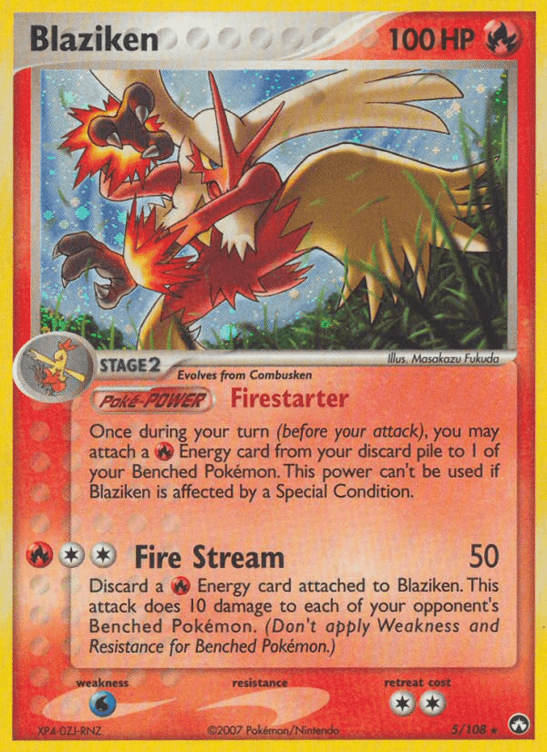 Blaziken — EX Power Keepers 5/108