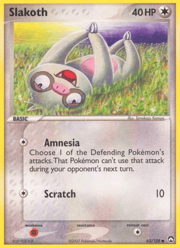 Slakoth — EX Power Keepers 63/108