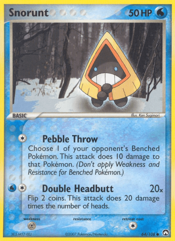 Snorunt — EX Power Keepers 64/108