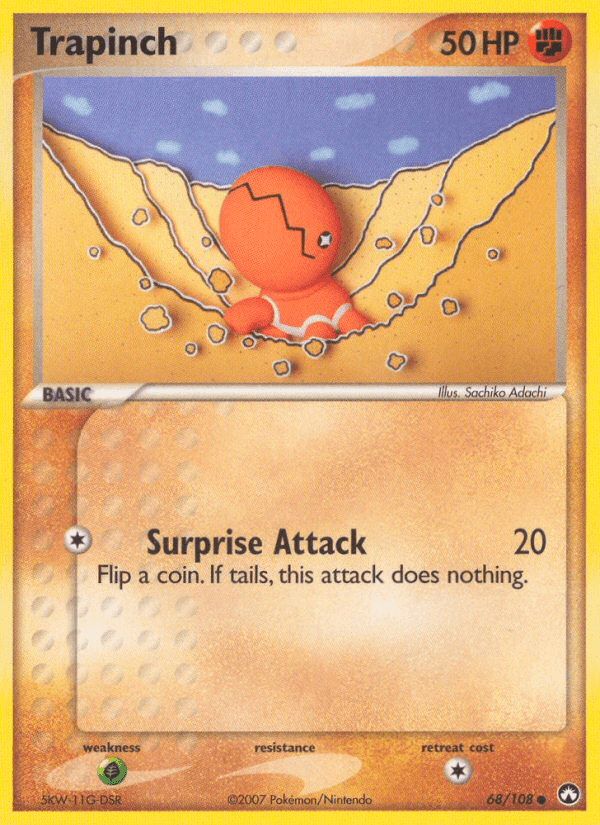 Trapinch — EX Power Keepers 68/108