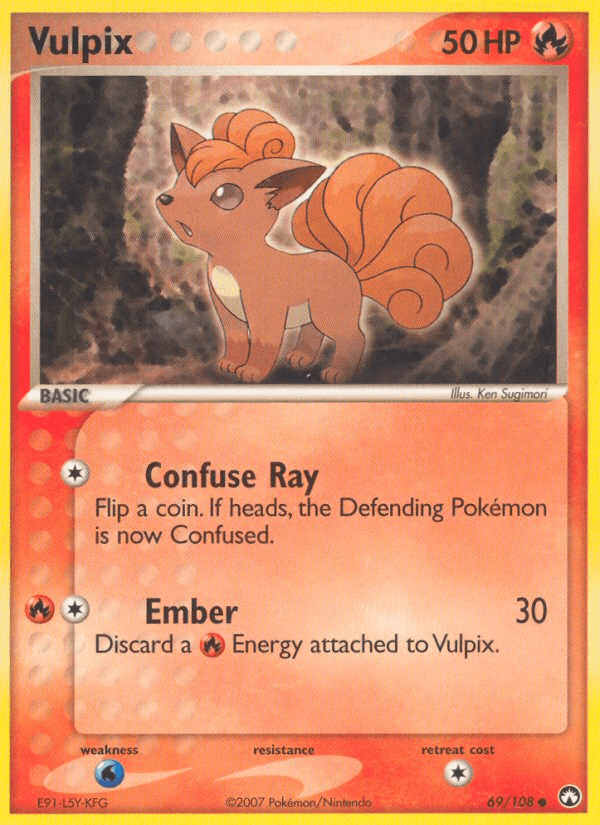 Vulpix — EX Power Keepers 69/108