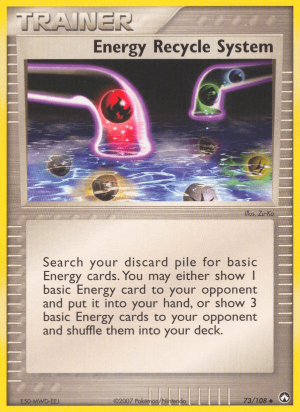 Energy Recycle System — EX Power Keepers 73/108