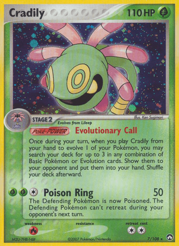 Cradily — EX Power Keepers 7/108