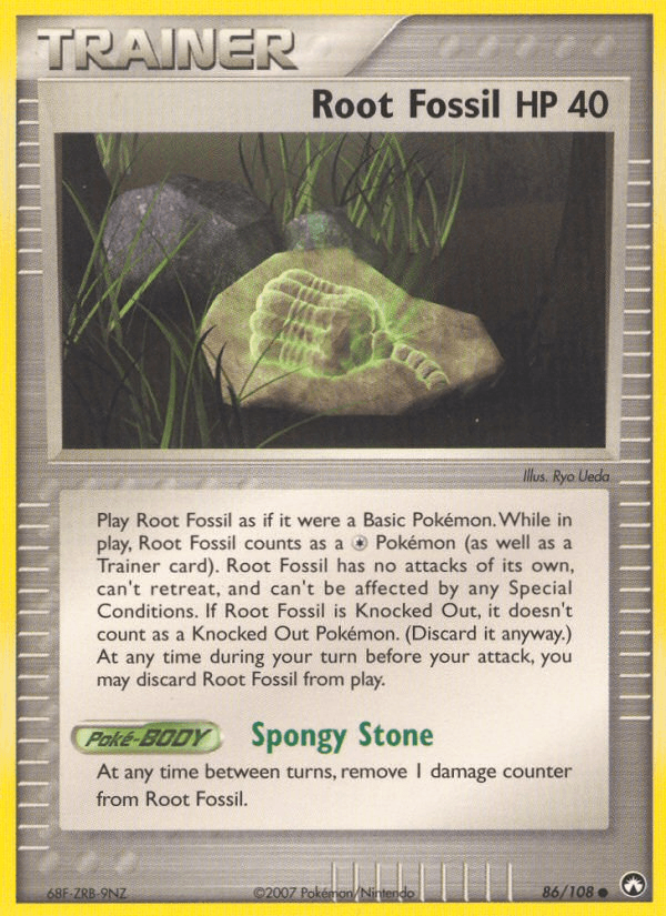 Root Fossil — EX Power Keepers 86/108