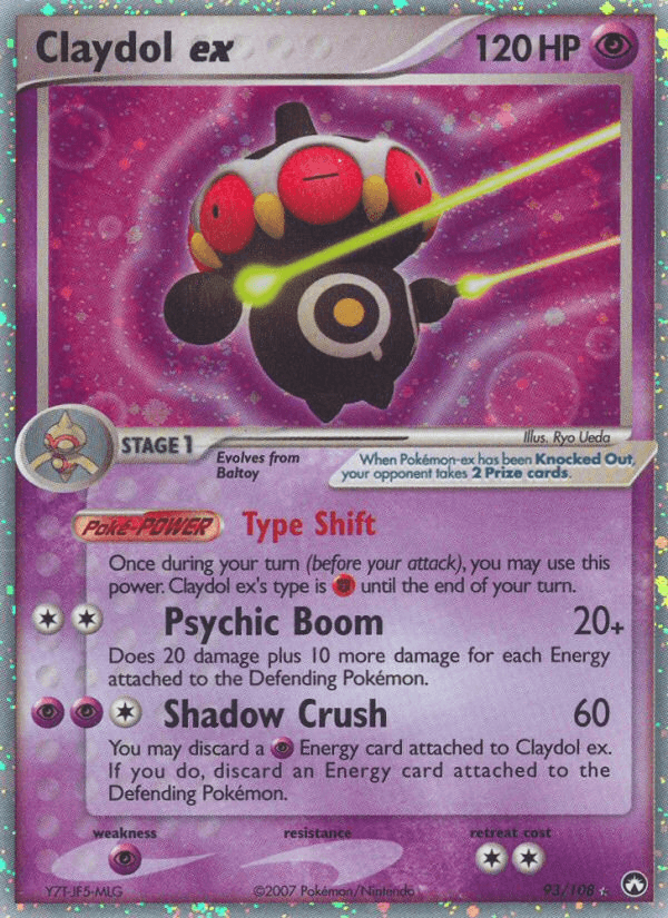 Claydol ex — EX Power Keepers 93/108