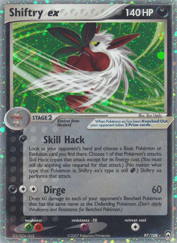 Shiftry ex — EX Power Keepers 97/108