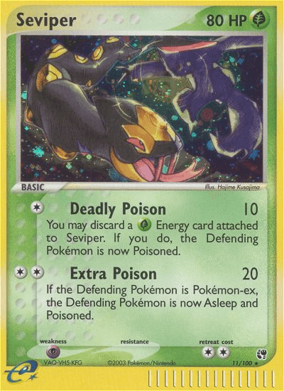 Seviper — EX Sandstorm 11/100