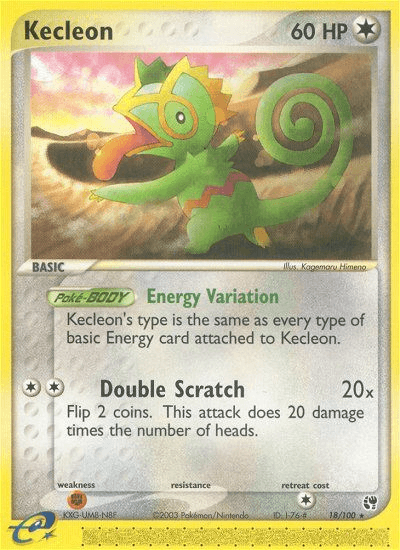 Kecleon — EX Sandstorm 18/100