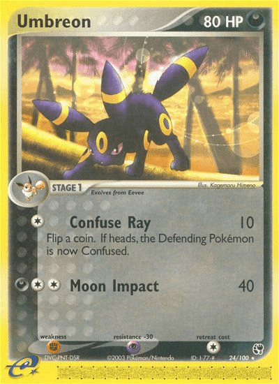 Umbreon — EX Sandstorm 24/100
