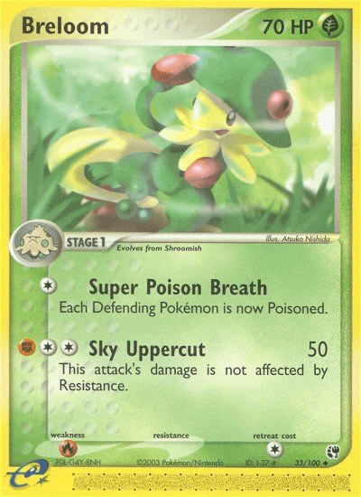 Breloom — EX Sandstorm 33/100