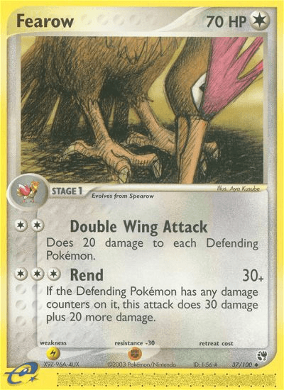 Fearow — EX Sandstorm 37/100