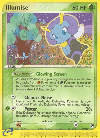 Illumise — EX Sandstorm 38/100