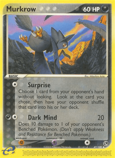 Murkrow — EX Sandstorm 47/100