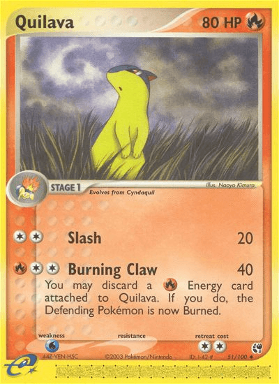 Quilava — EX Sandstorm 51/100
