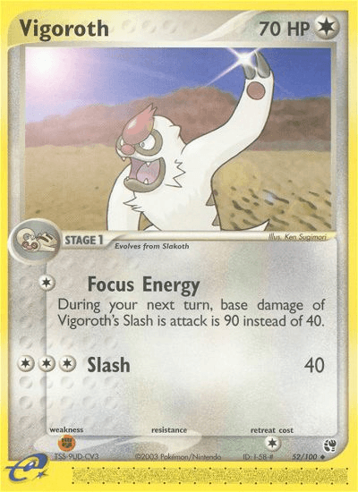 Vigoroth — EX Sandstorm 52/100
