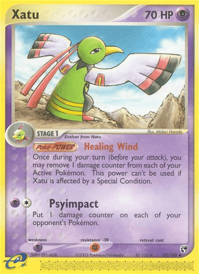 Xatu — EX Sandstorm 55/100