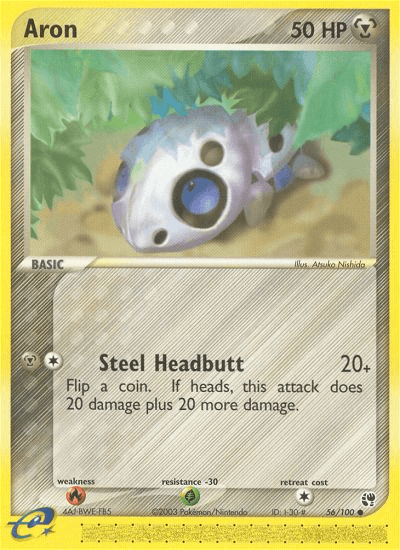 Aron — EX Sandstorm 56/100