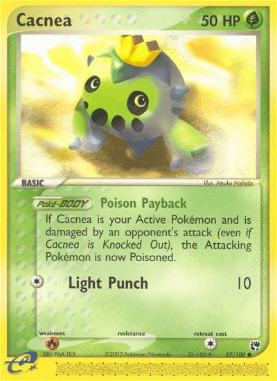 Cacnea — EX Sandstorm 57/100