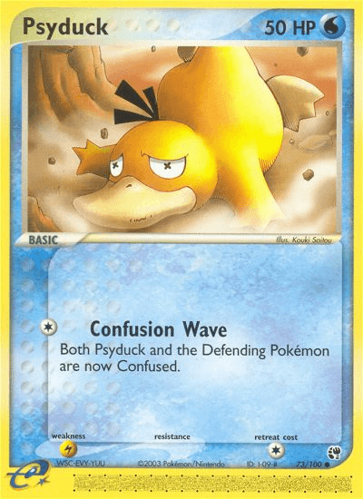 Psyduck — EX Sandstorm 73/100