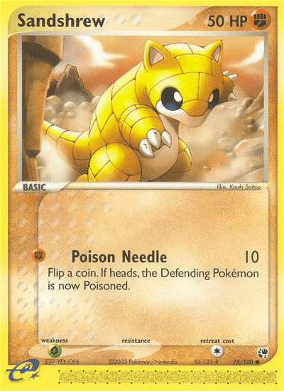 Sandshrew — EX Sandstorm 75/100