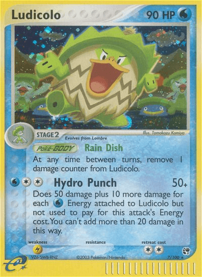 Ludicolo — EX Sandstorm 7/100