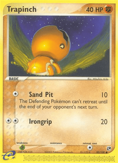 Trapinch — EX Sandstorm 82/100