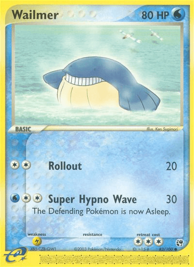 Wailmer — EX Sandstorm 83/100