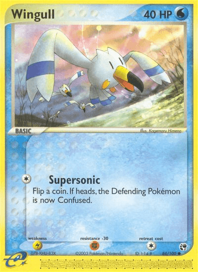 Wingull — EX Sandstorm 84/100