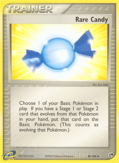 Rare Candy — EX Sandstorm 88/100