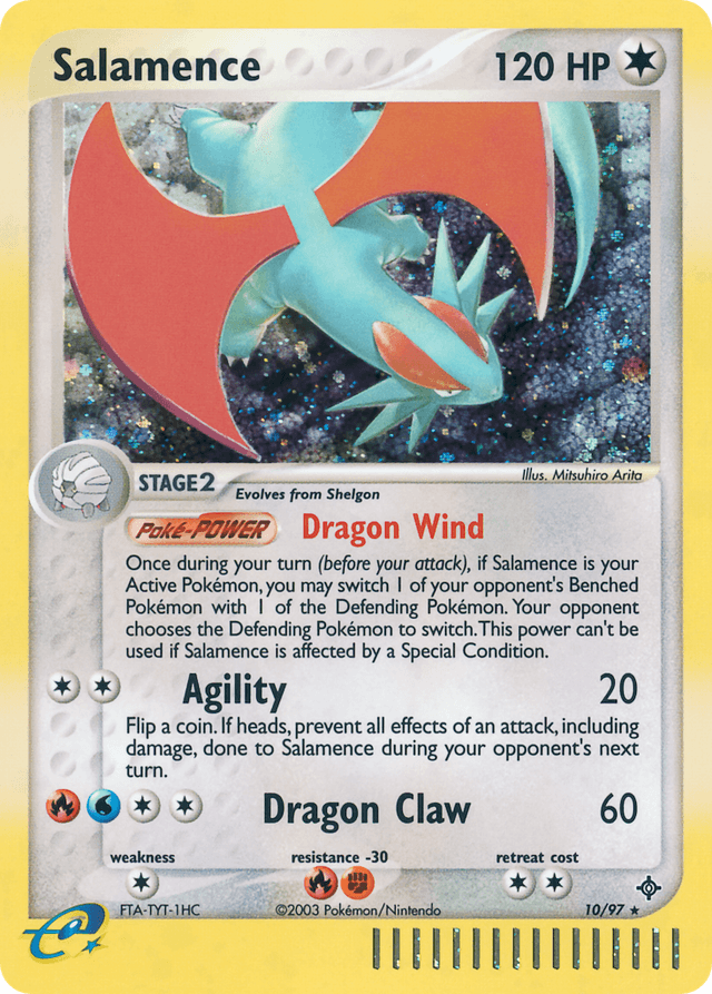 Salamence — EX Dragon 10/97