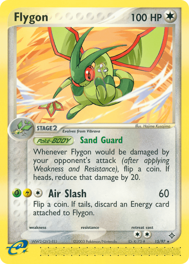 Flygon — EX Dragon 15/97