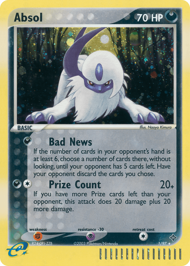 Absol — EX Dragon 1/97