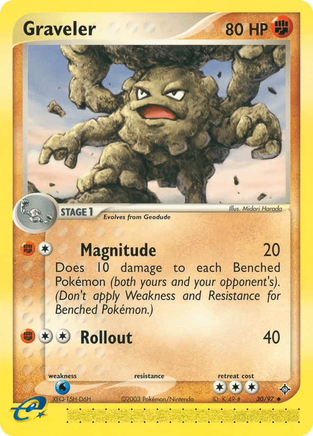 Graveler — EX Dragon 30/97