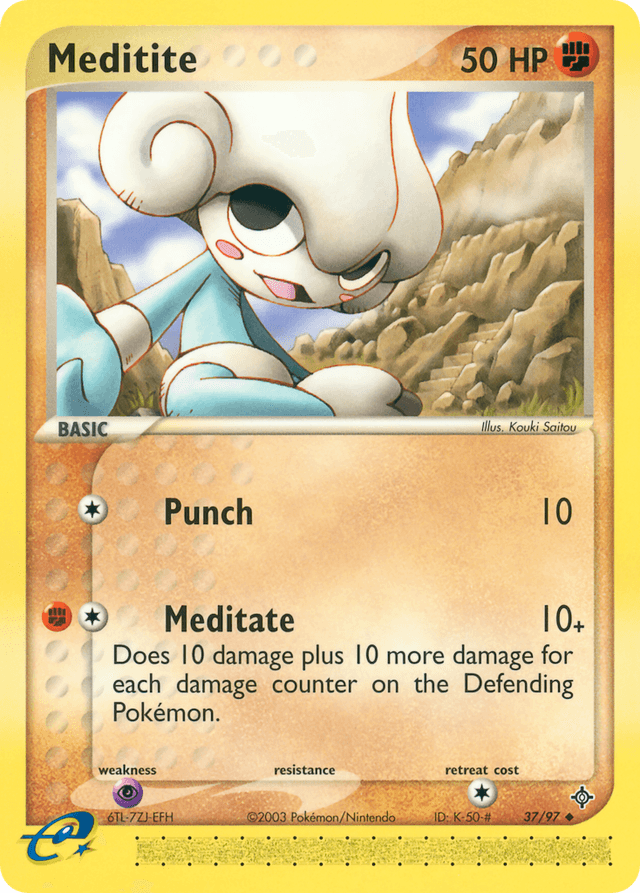 Meditite — EX Dragon 37/97