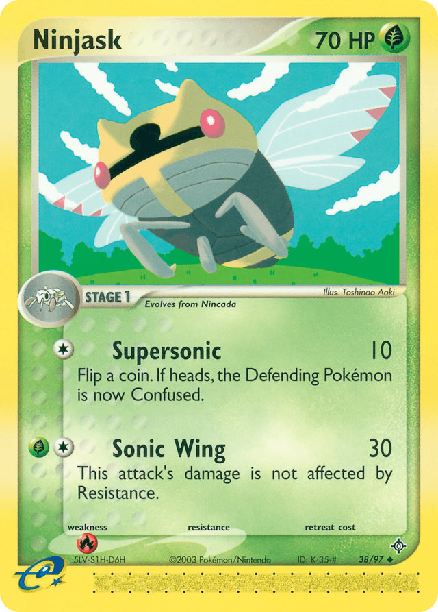 Ninjask — EX Dragon 38/97