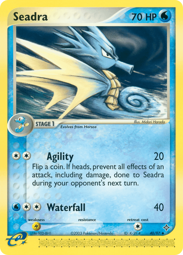 Seadra — EX Dragon 40/97