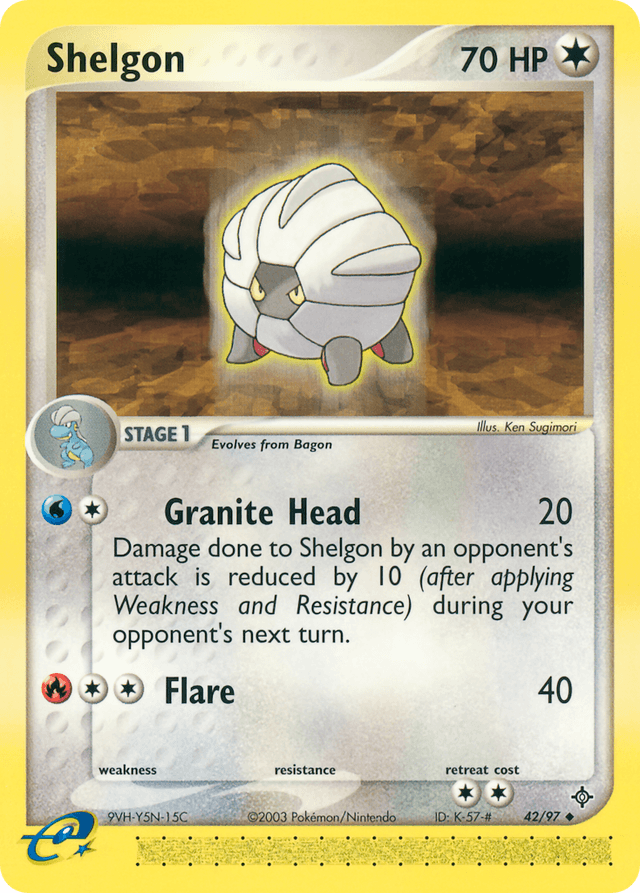 Shelgon — EX Dragon 42/97