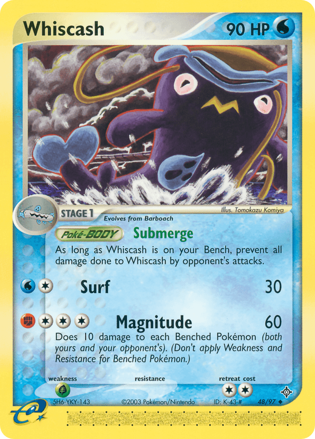 Whiscash — EX Dragon 48/97