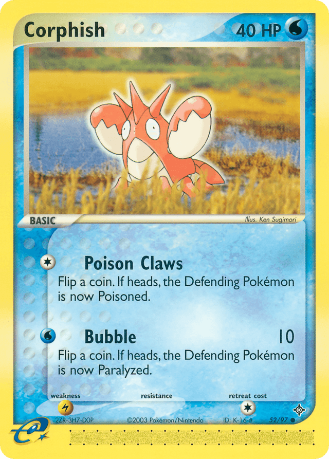 Corphish — EX Dragon 52/97