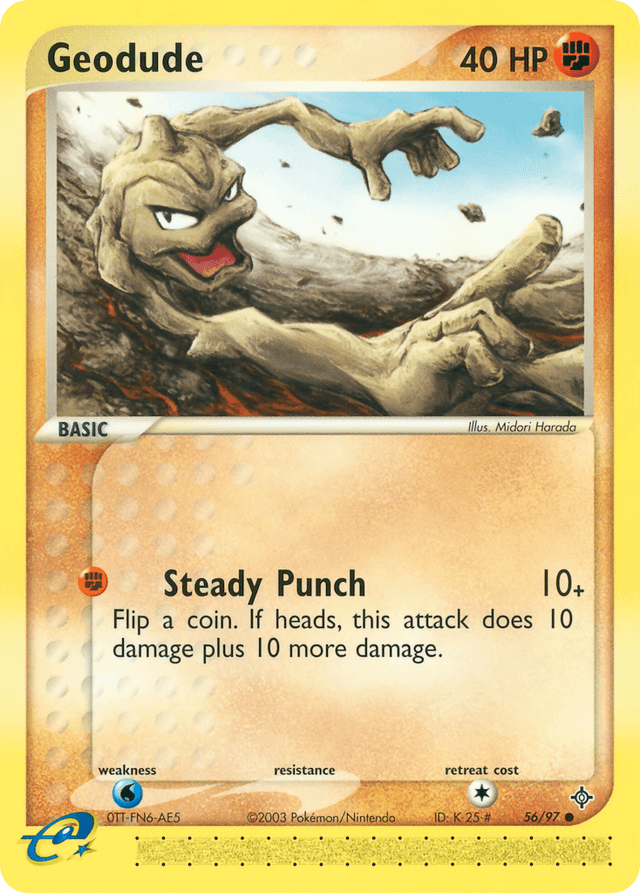 Geodude — EX Dragon 56/97