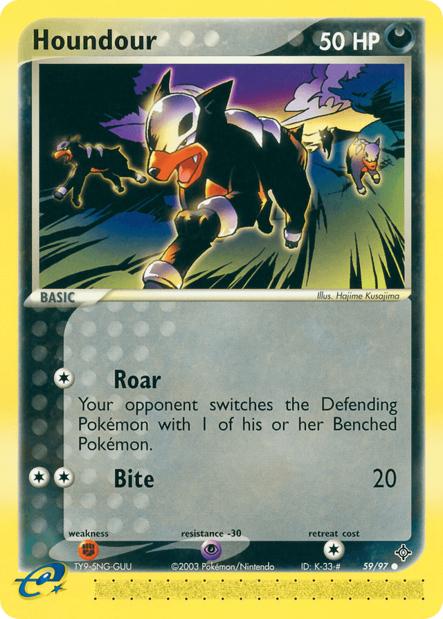 Houndour — EX Dragon 59/97