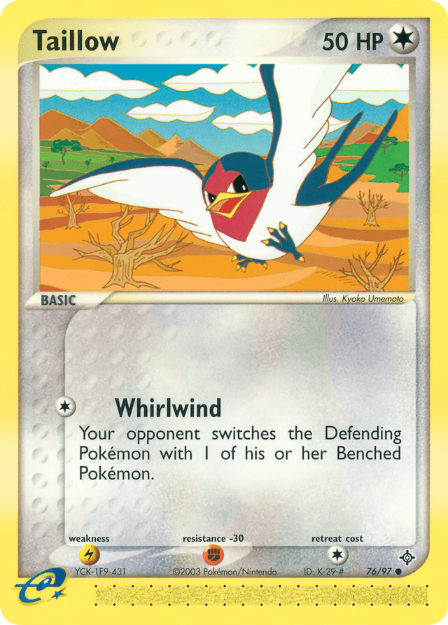 Taillow — EX Dragon 76/97